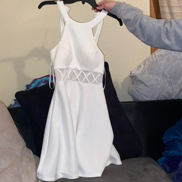my michelle homecoming dresses My Michelle Size 9 Juniors Navy Hi High Lo Low Dress Homecoming pageant Cocktail